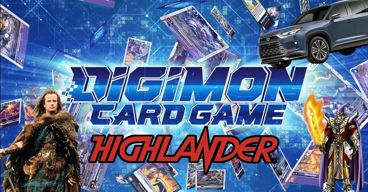 DIGIMON CARD GAME Winter Holiday Event - Highlander Format