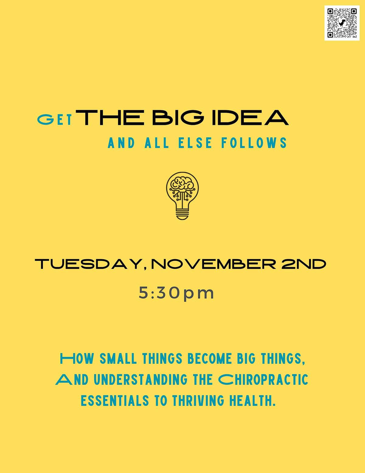 The Big Idea Class
