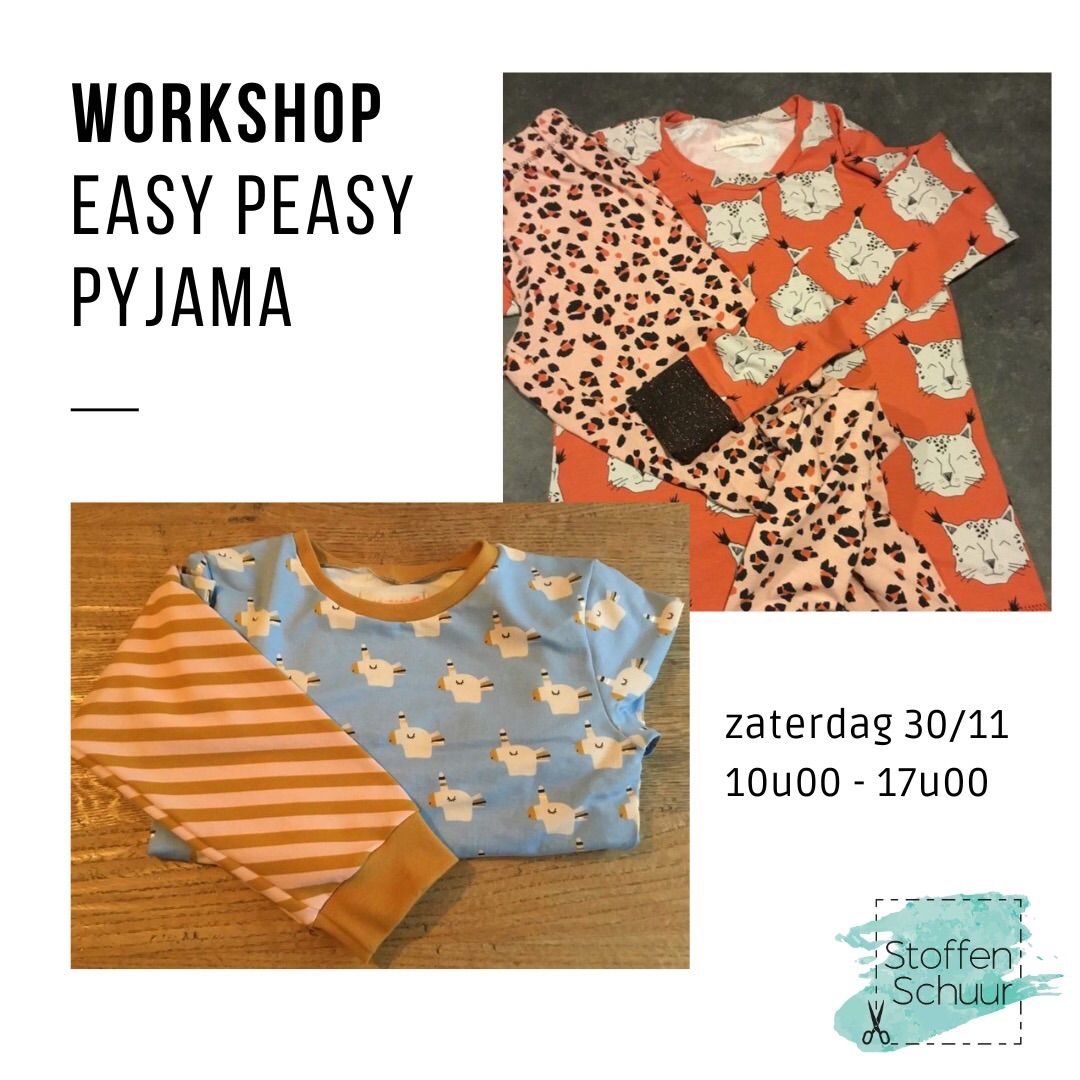 Workshop easy peasy pyjama in tricot