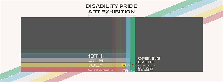 Disability Pride Art Exhibition opening event