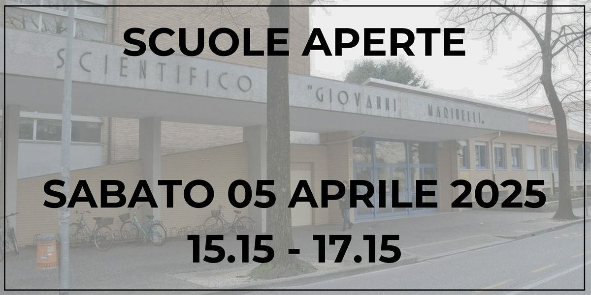 Scuole Aperte "Special Edition" - 05 aprile 2025 - Turno 2