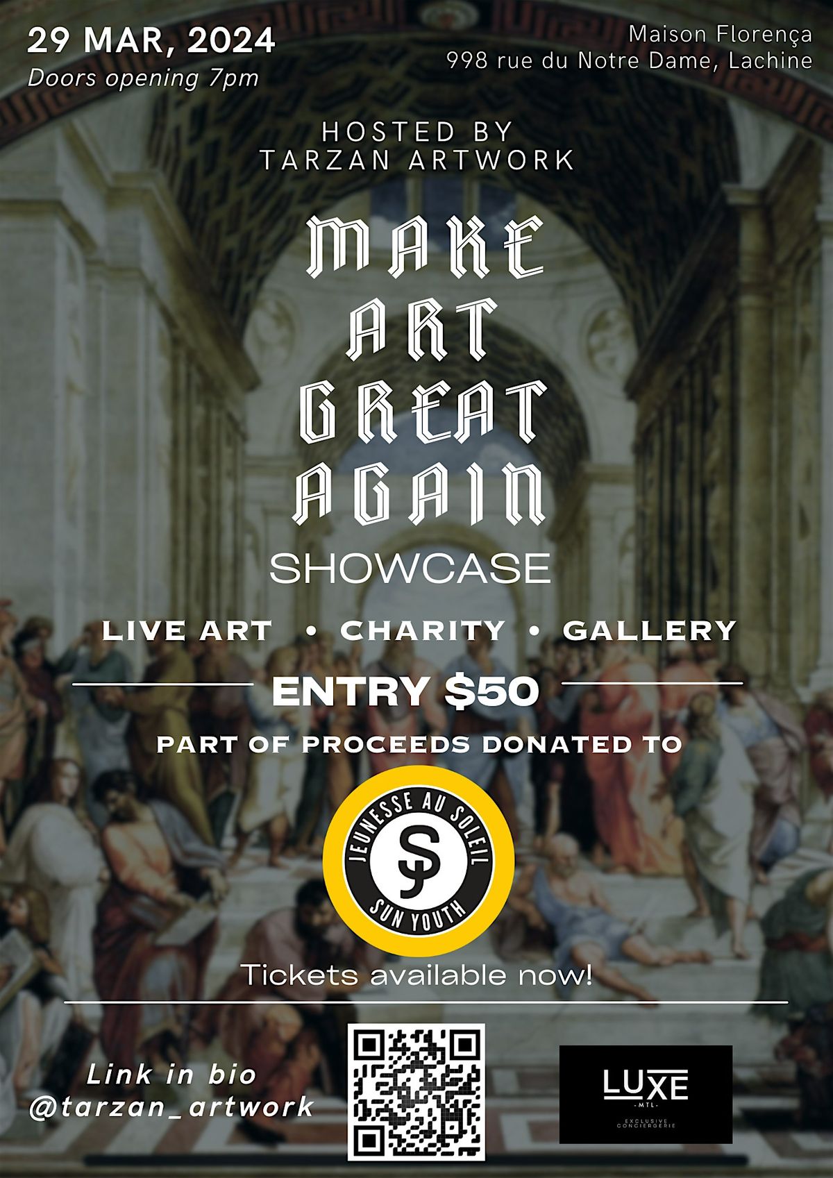 Make Art Great Again,  Showcase