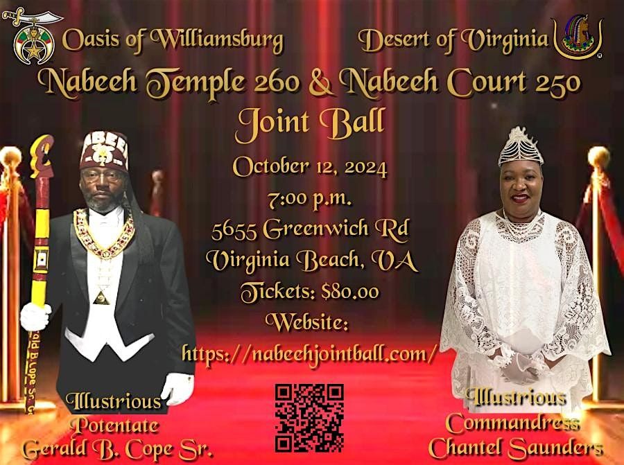 Nabeeh Temple 260 and Nabeeh Court 250 Annual Joint Ball