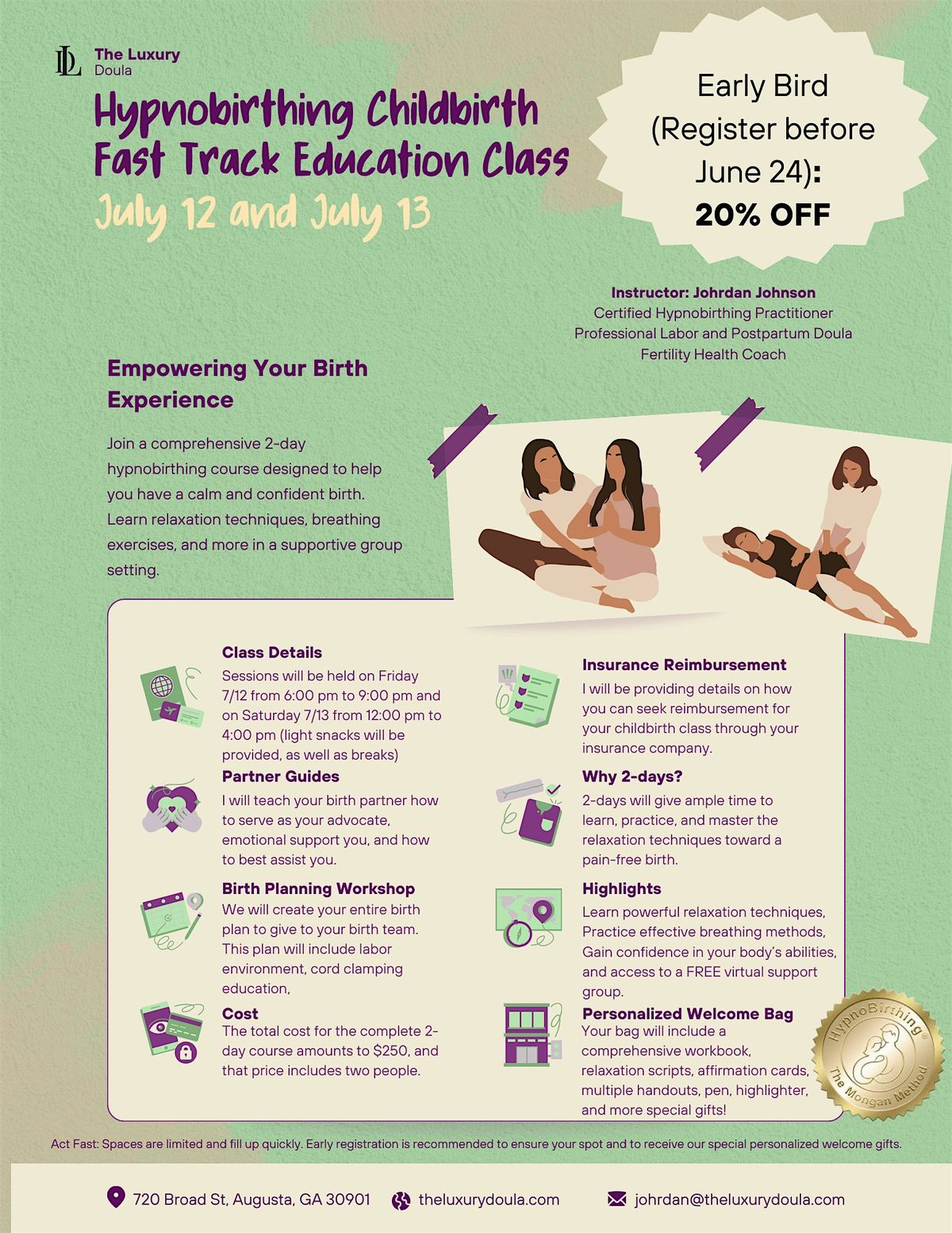 Hypnobirthing Fast Track Childbirth Education Class