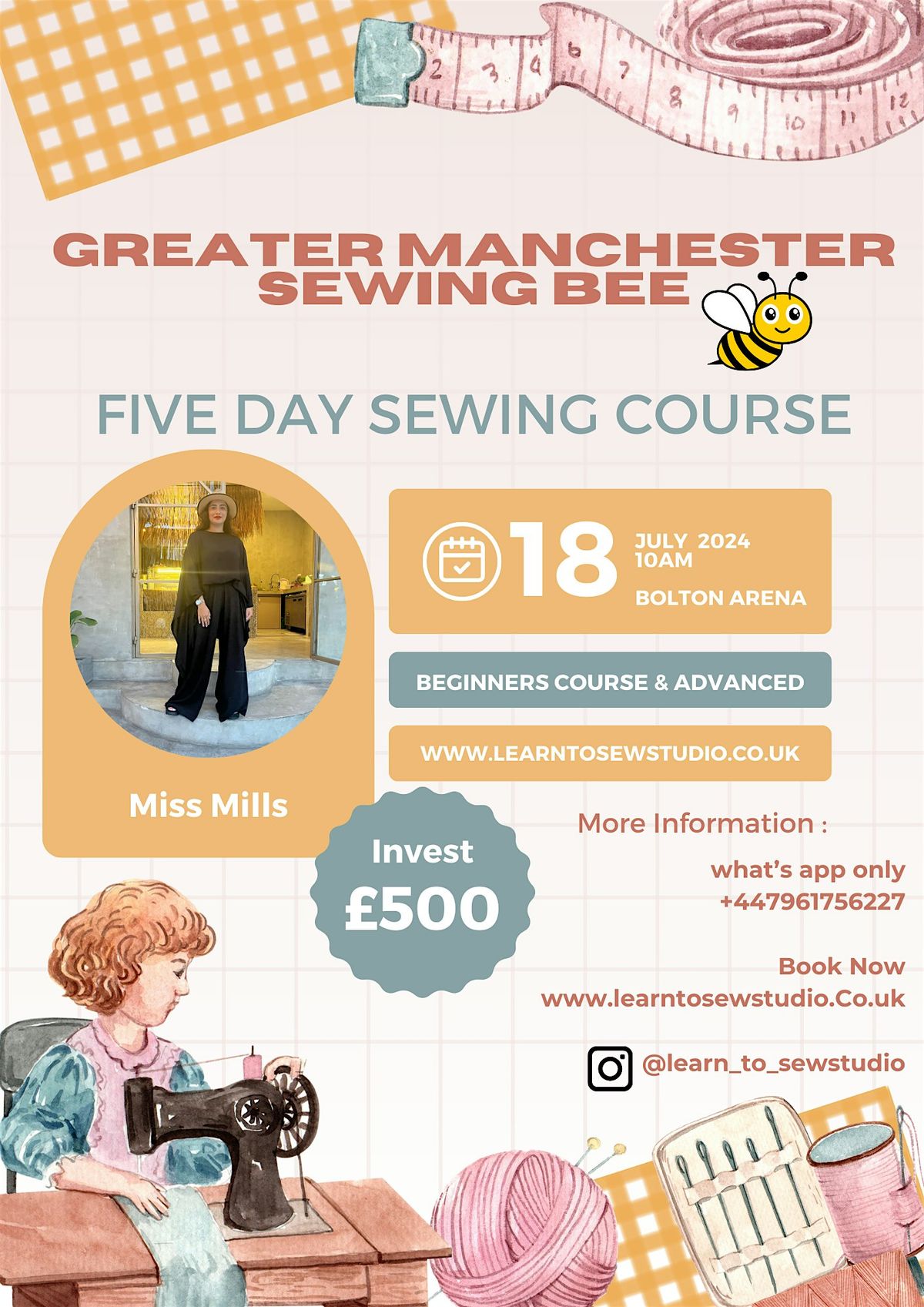 Five Day Sewing Course