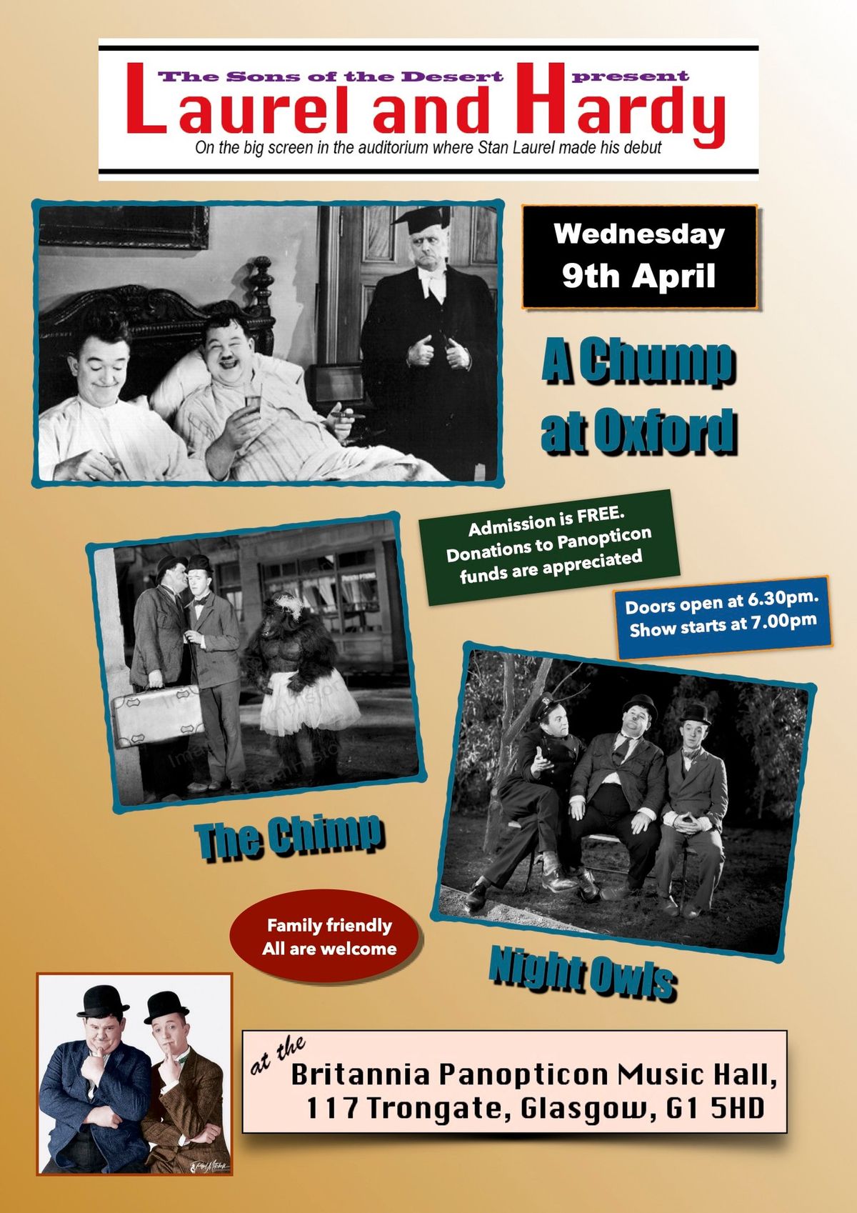 Laurel & Hardy Film Night