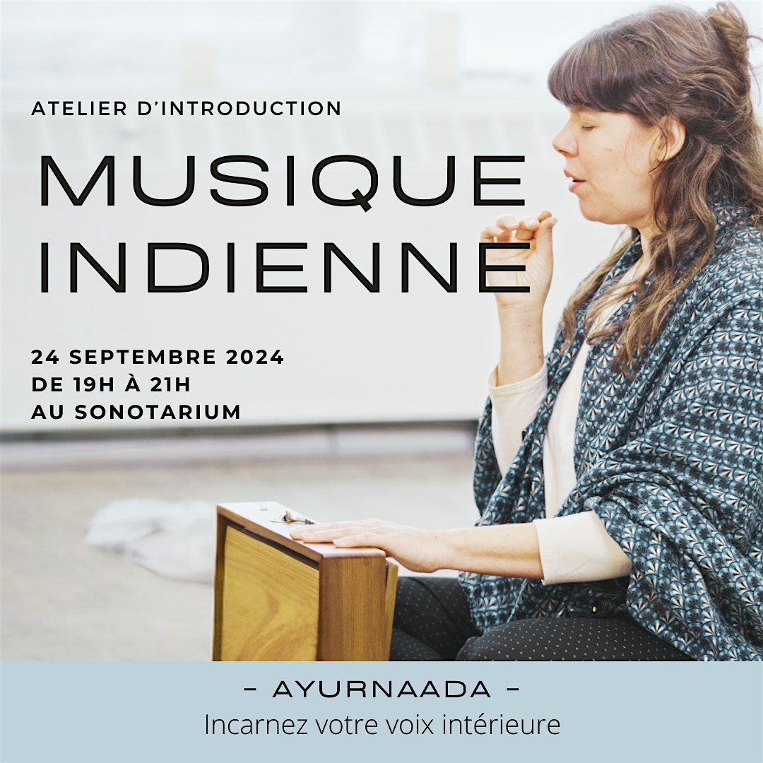 Atelier d'introduction en musique indienne