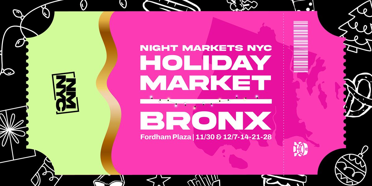 Holiday Market Pop-up; Fordham Plaza