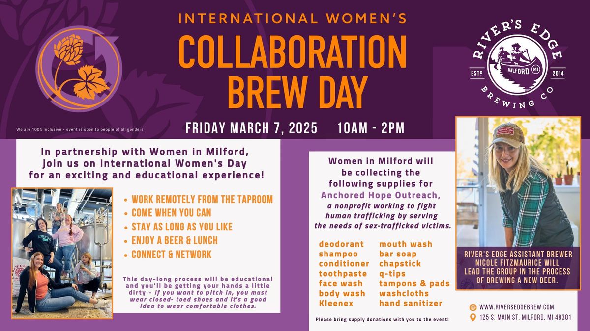 International Women's Brew Day at River's Edge