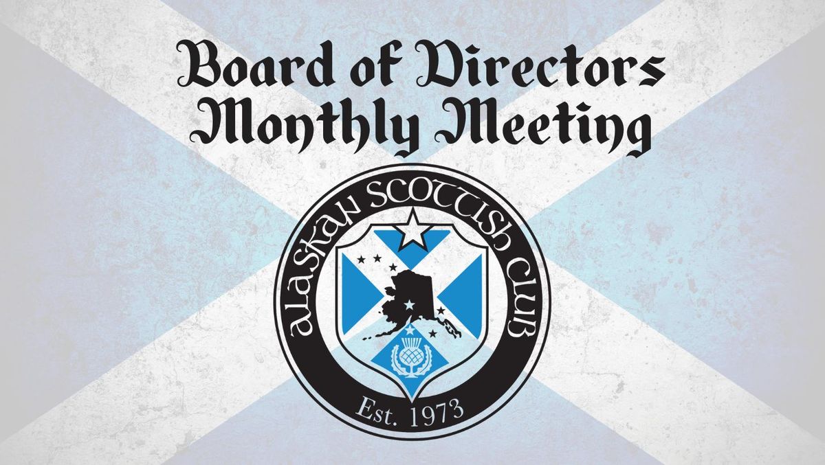 Monthly ASC Board of Directors Meeting
