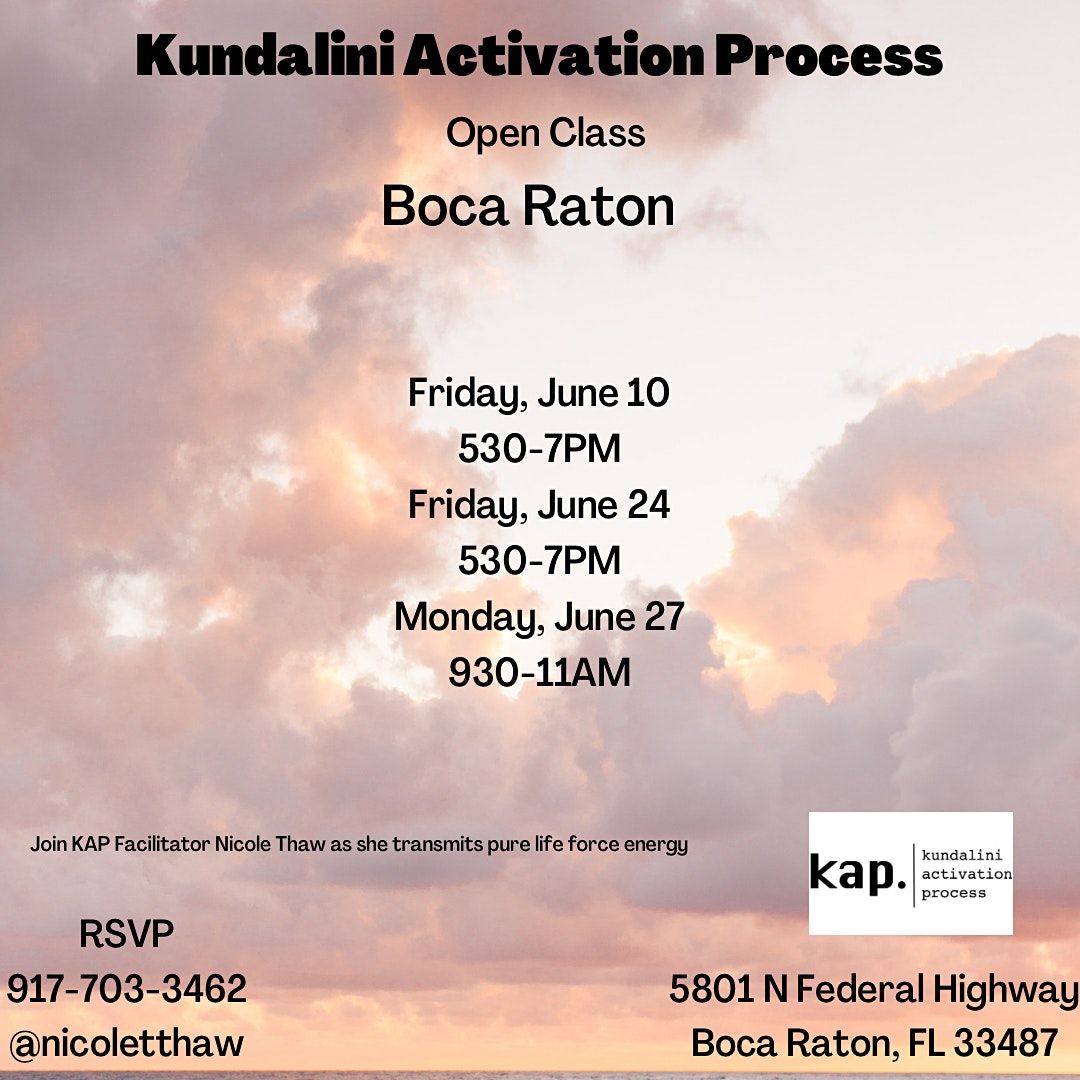 KAP Kundalini Activation Process Boca Raton, 5801 N Federal Hwy, Boca ...