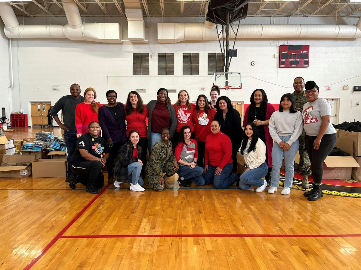 Quantico Single Marine Program (SMP) Volunteer - Staging for Bag Stuffing