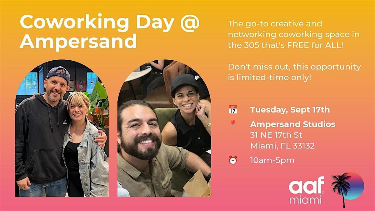 Co-Work Day @ Ampersand Studios Oct.8th