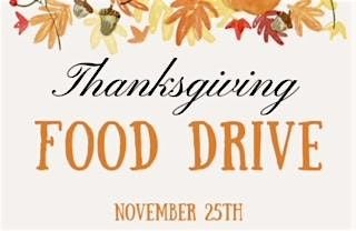 CGG Thanksgiving Food Drive Donations