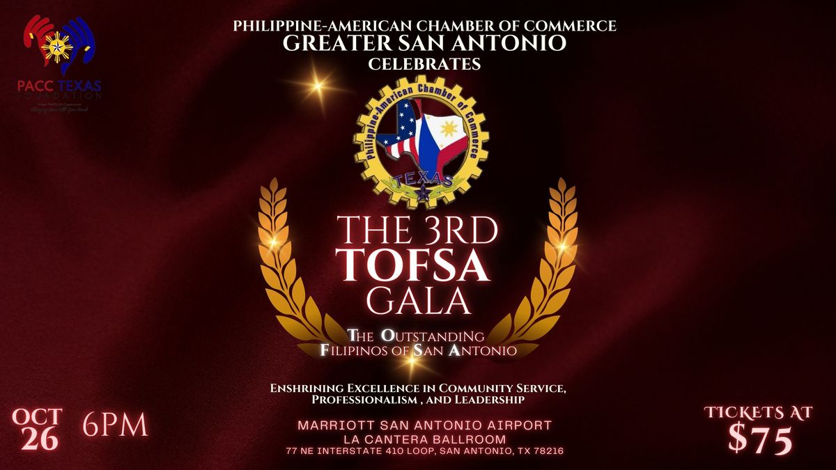 The 3rd TOFSA Gala: Enshrining Excellence in Community Service, Professionalism , and Leadership