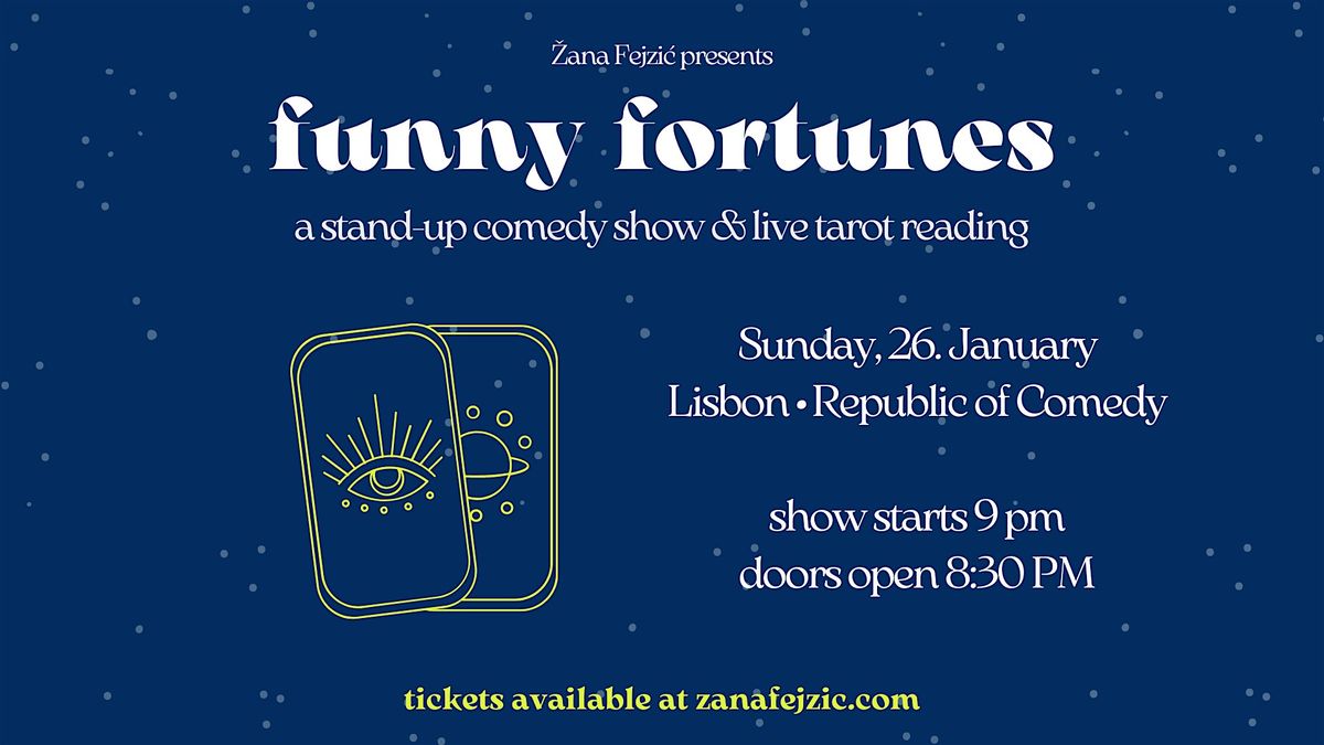 Funny Fortunes: A Stand-Up Comedy Show & Live Tarot Reading (Lisbon)