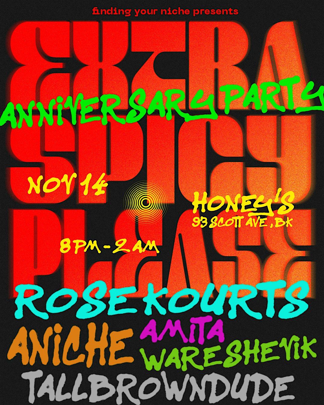 EXTRA SPICY PLEASE \u2014 Anniversary party