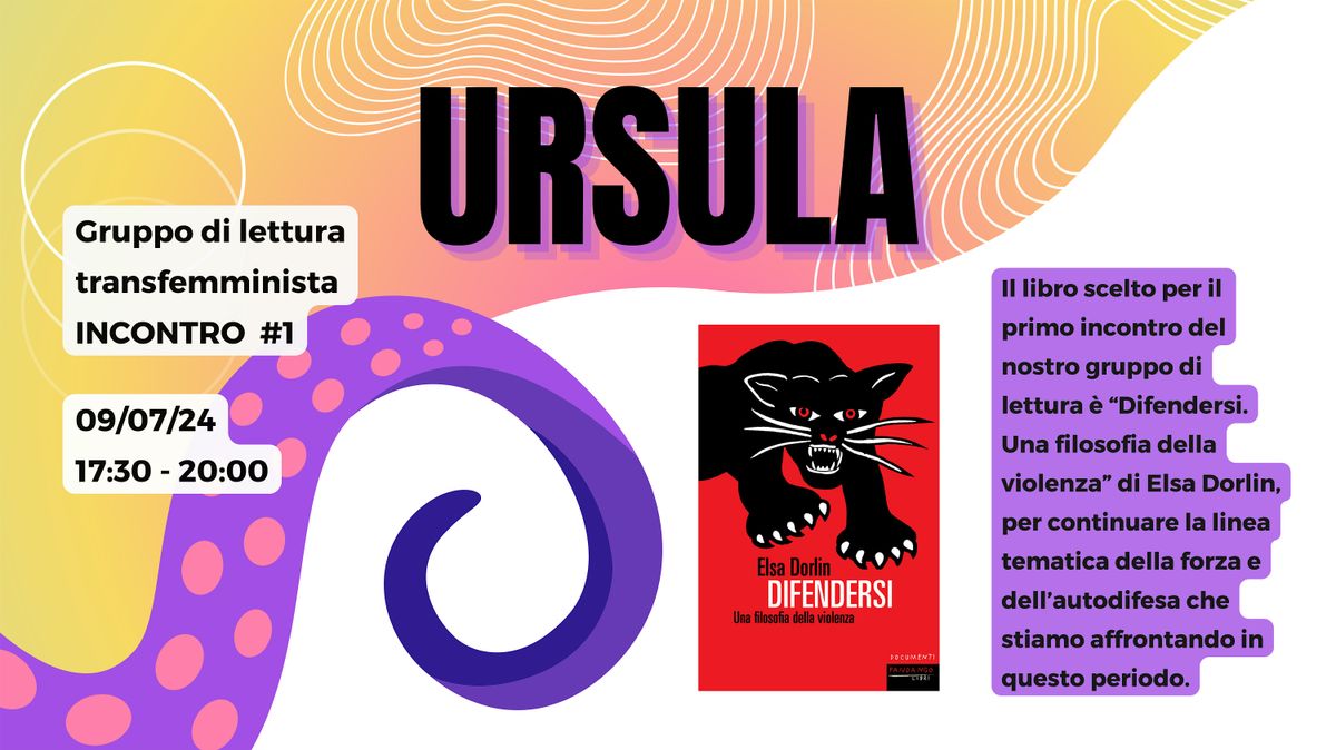 URSULA - Gruppo di lettura transfemminista - INCONTRO #1