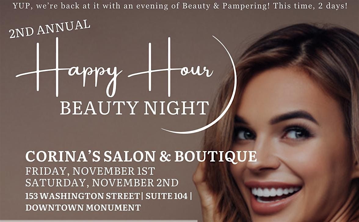 2nd Annual Happy Hour Beauty Night!