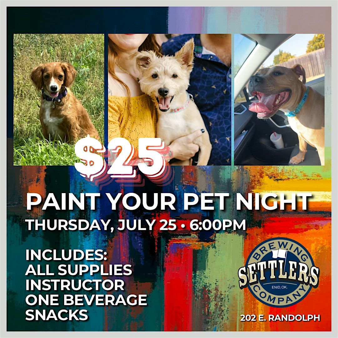 Paint Your Pet Party!