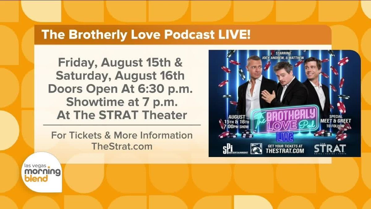 The Brotherly Love Podcast Live at Xcite Center - Parx Casino and Racing