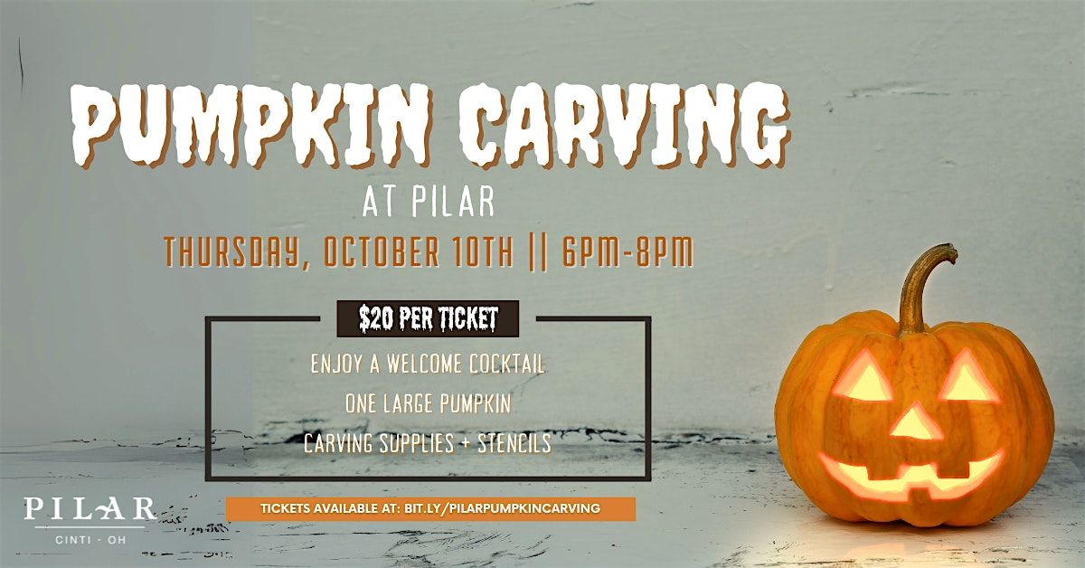 Pumpkin Carving Party at Pilar