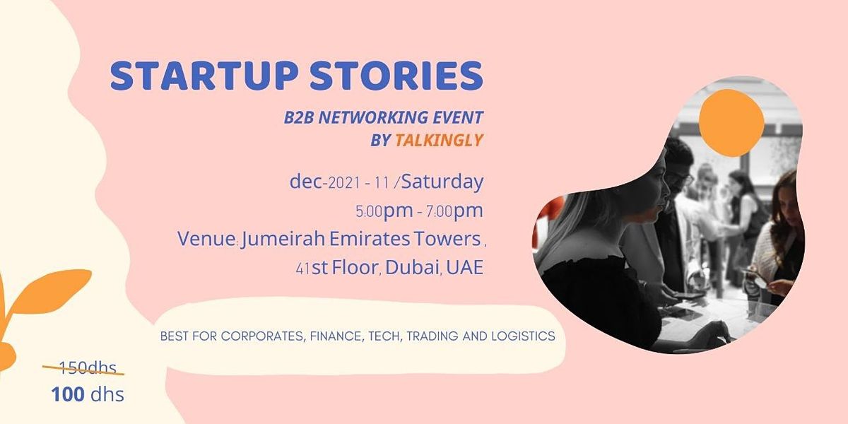 Startup Stories | B2B Networking | By Talkingly
