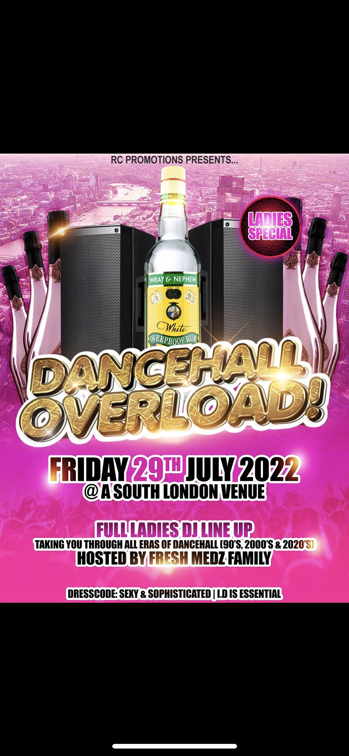 DANCEHALL OVERLOAD, The Hatch Club, London, 29 July to 30 July