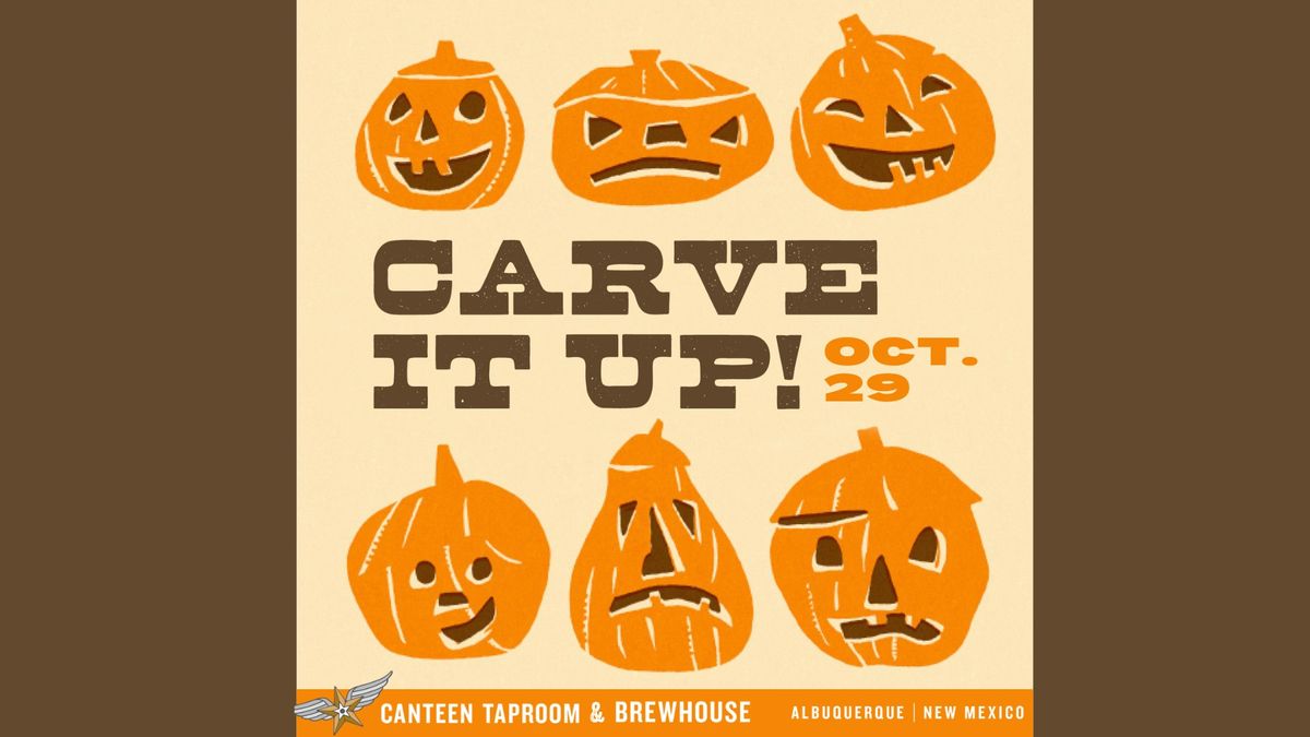 Carve it Up! Pumpkin Carving Party at the Brewhouse