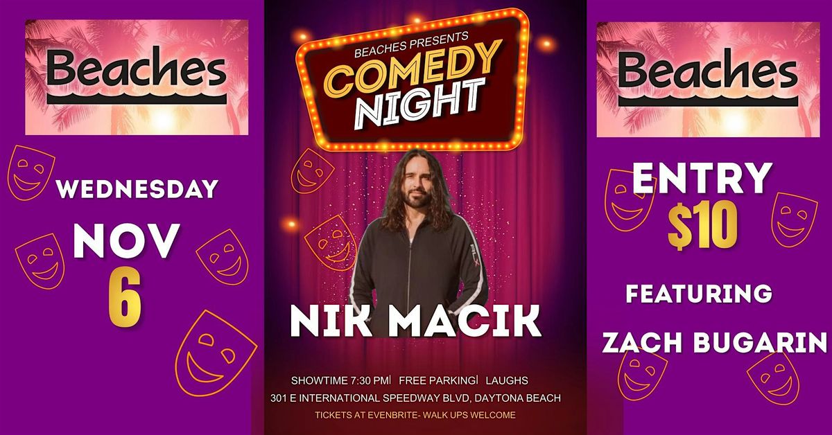 Comedy  Night at Beaches!