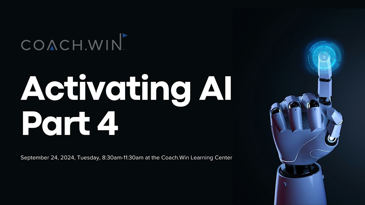 Activating AI - Part 4 (September Session)