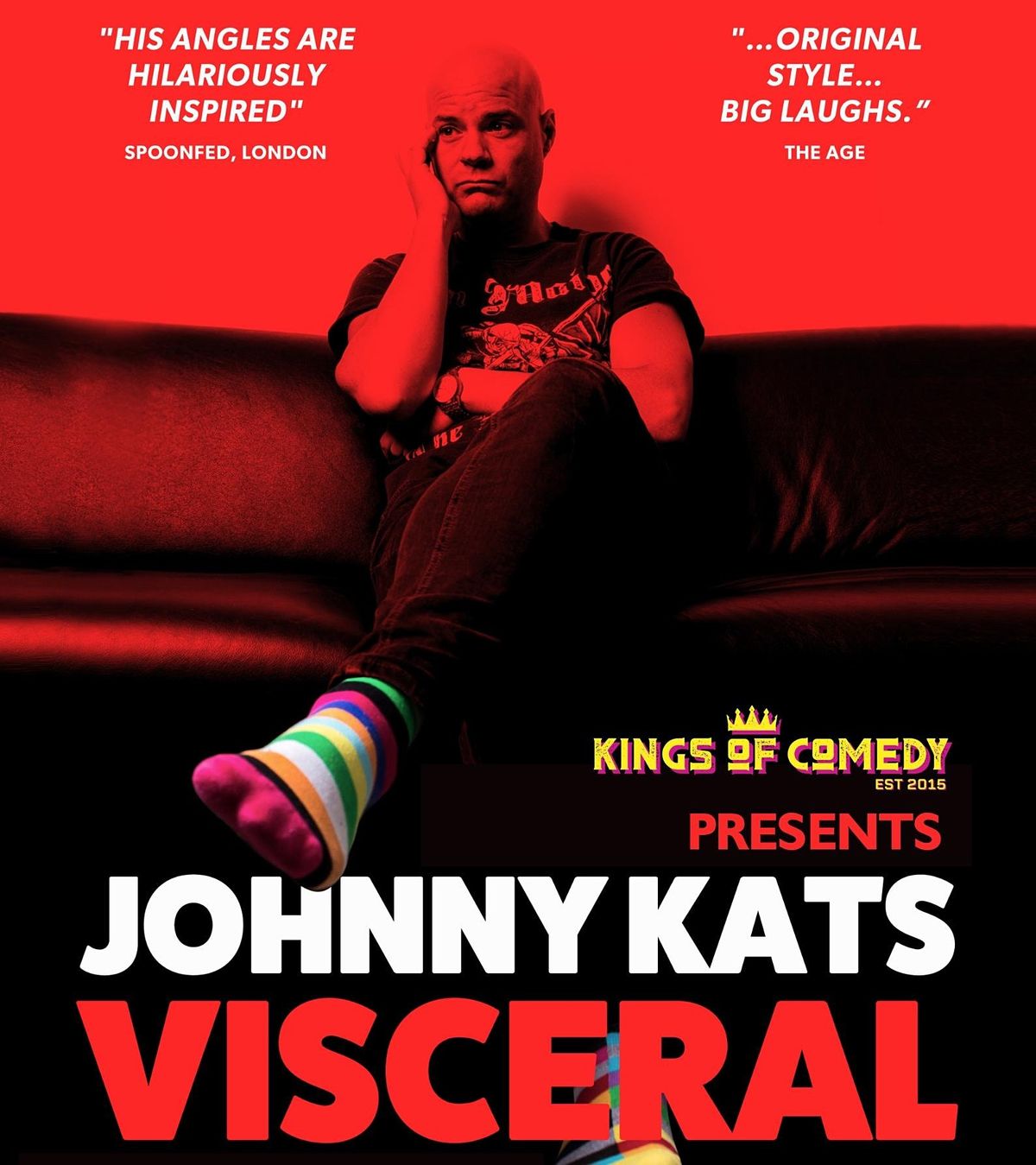 Kings of Comedy Presents Visceral Johnny Kats MICF 2022, Colonial Hotel ...