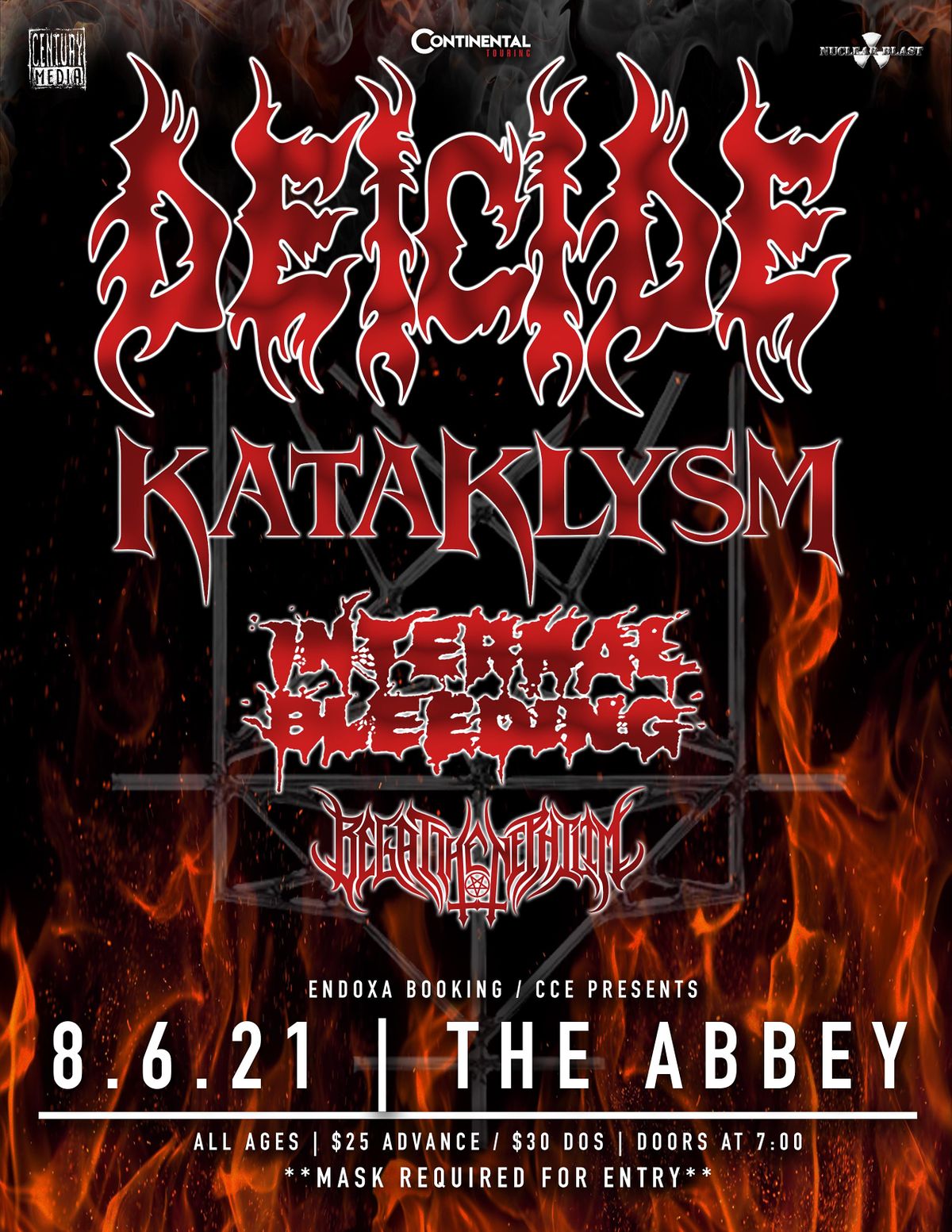 Deicide, Kataklysm, and more at The Abbey