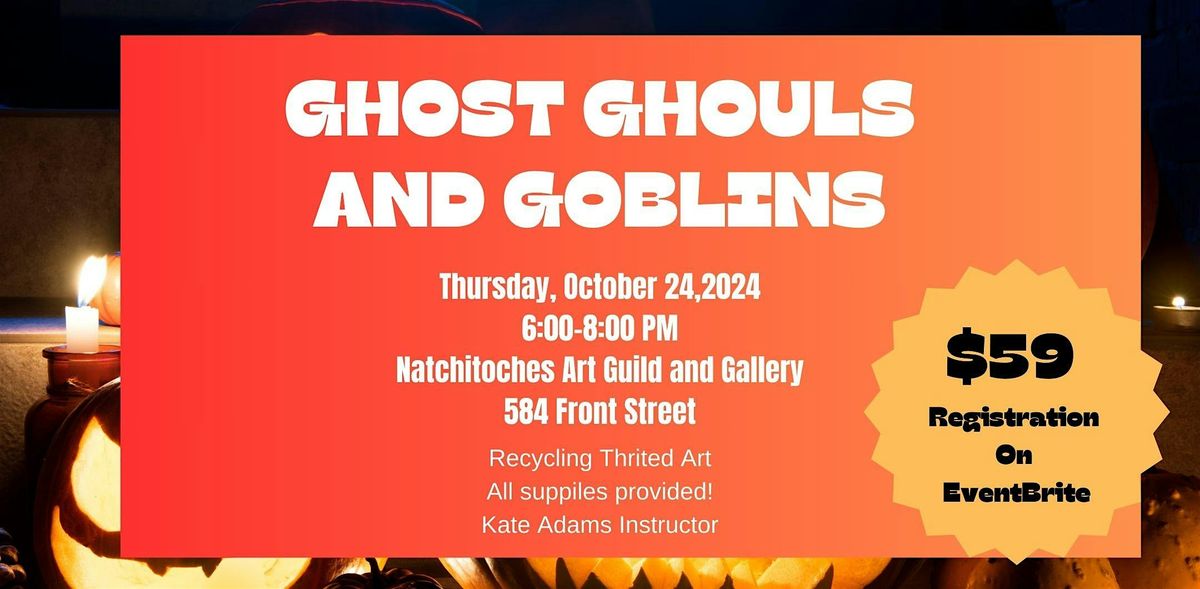 Ghosts, Ghouls, and Goblins: Recycling Thrifted Art