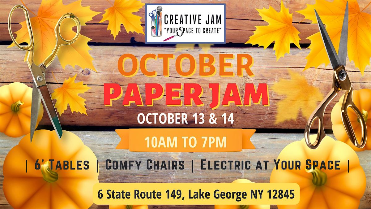 October PAPER JAM!