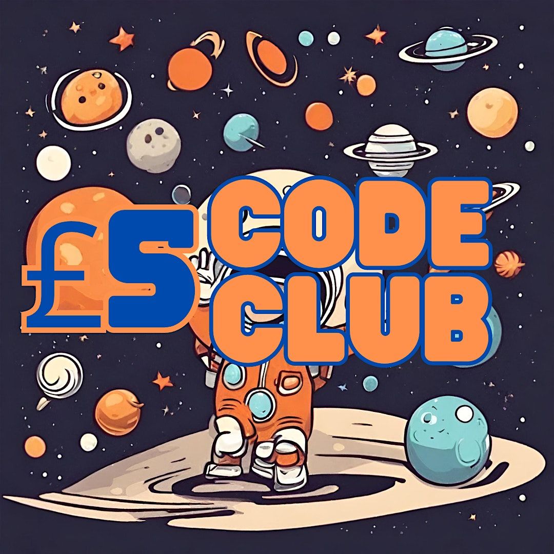 \u00a35 Code Club: Let's make a space shooter game