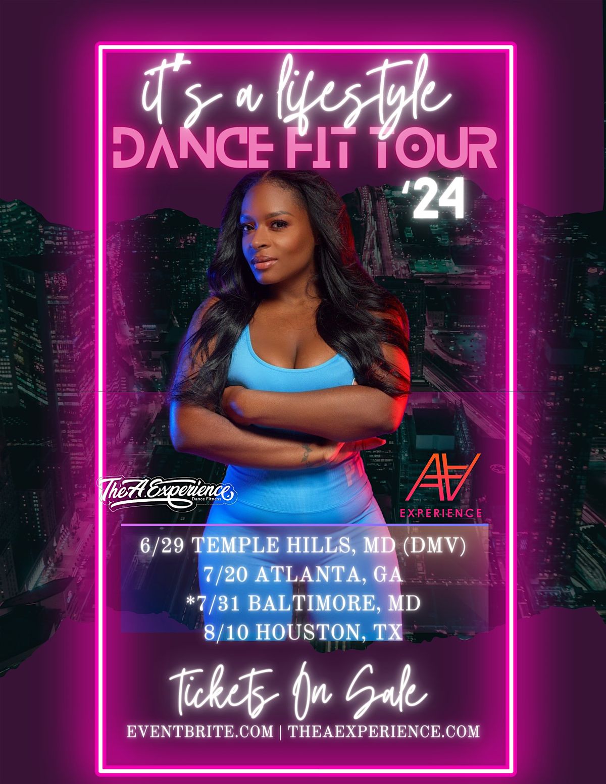 The A Experience: WINE N WERK (Dance Fitness Tour)