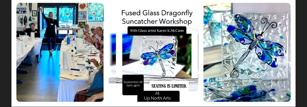 Fused Glass Dragonfly Suncatcher Workshop