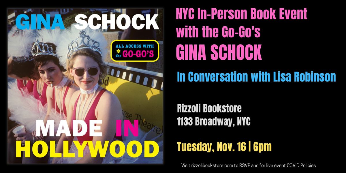 MADE IN HOLLYWOOD BY GINA SCHOCK - IN PERSON EVENT