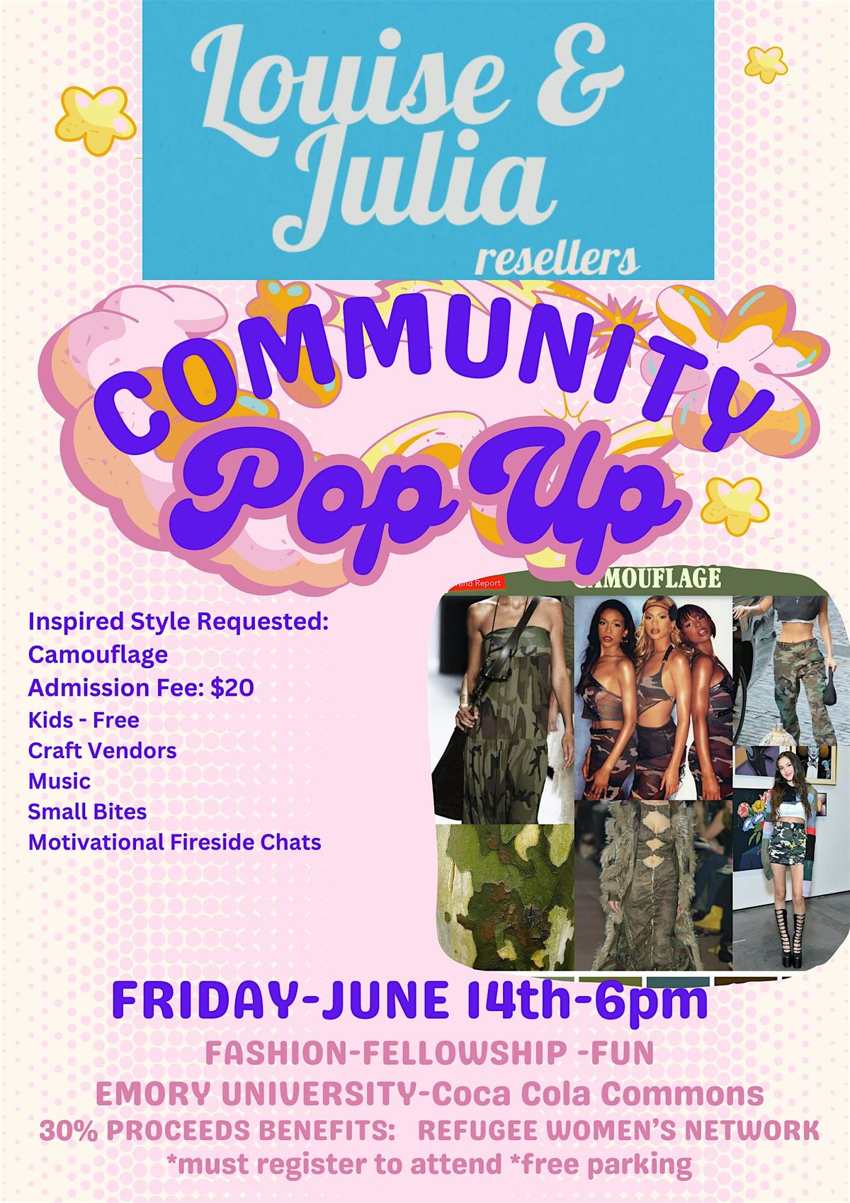 Louise & Julia Resellers Presents: Community Pop Up Vendor Fair