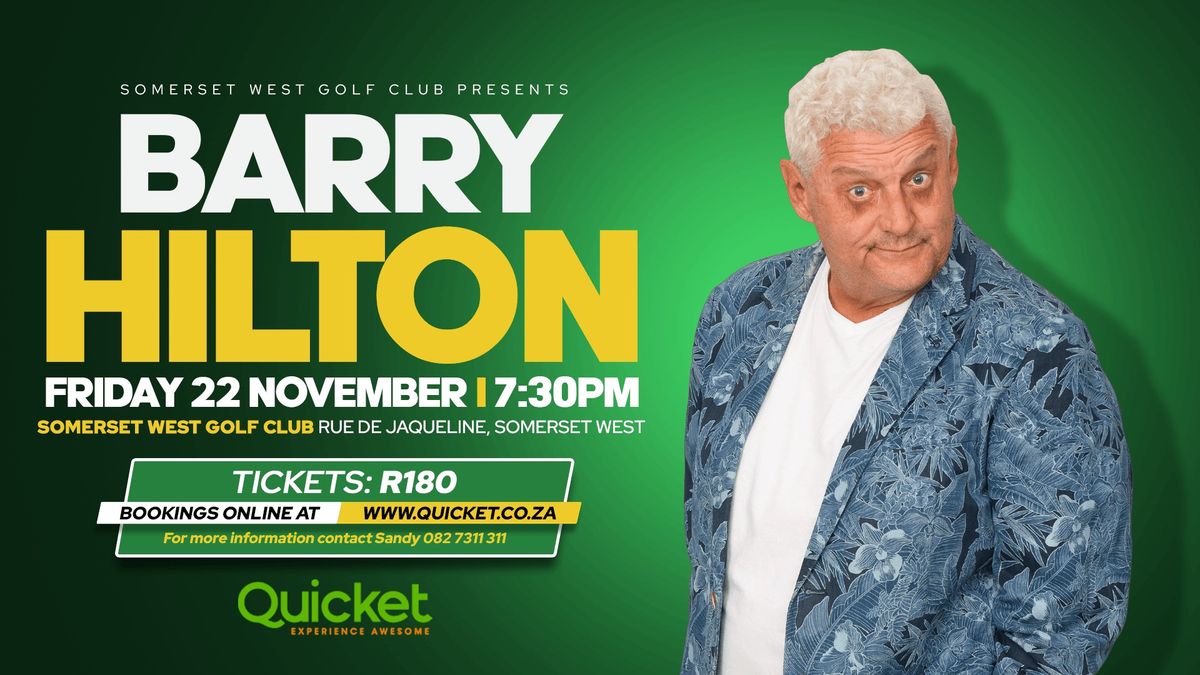 Barry Hilton @ Somerset West Golf Club