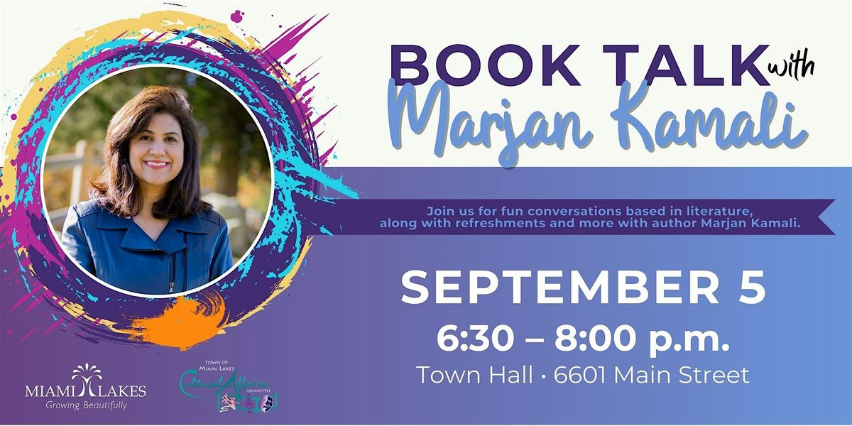 Book Talk with Marjan Kamali