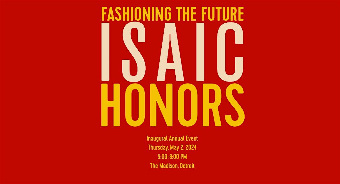 The Inaugural ISAIC Honors