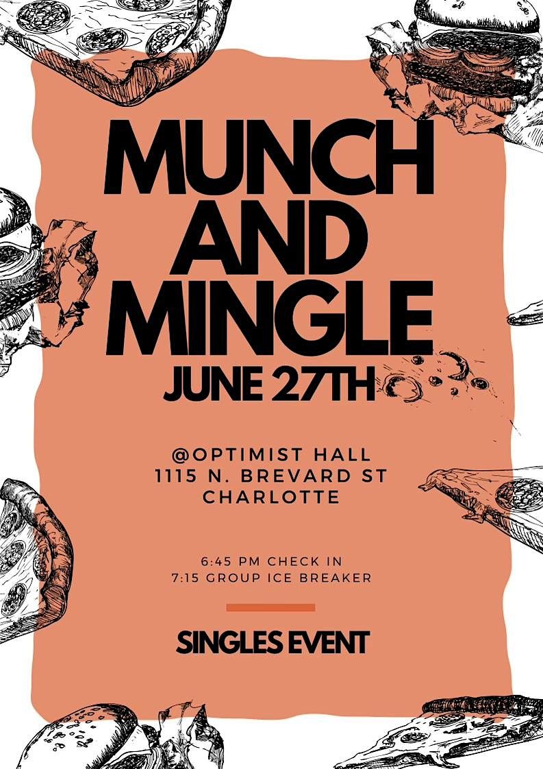 Munch and Mingle Single's Event