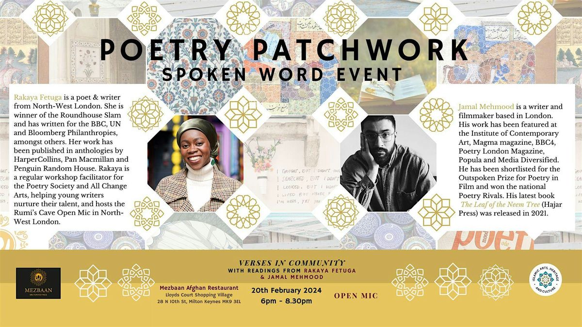 MKIAC Poetry Patchwork Spoken Word Event