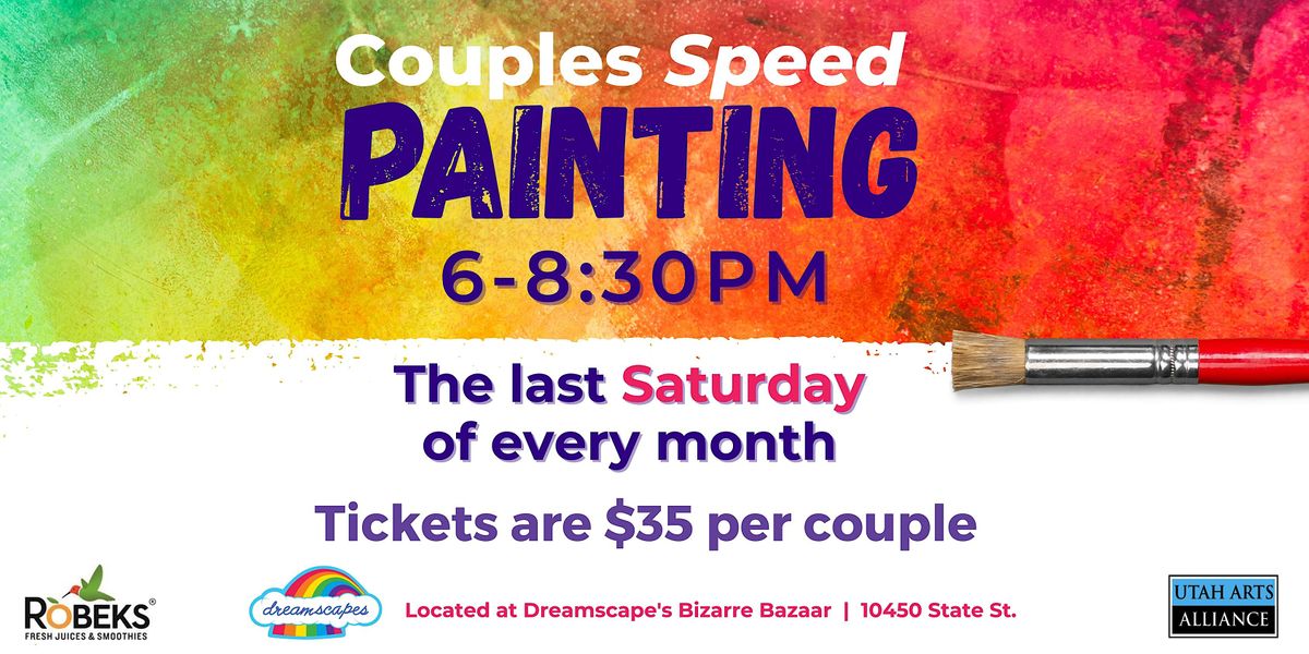 Couples  Speed Painting at the Bizarre Bazaar