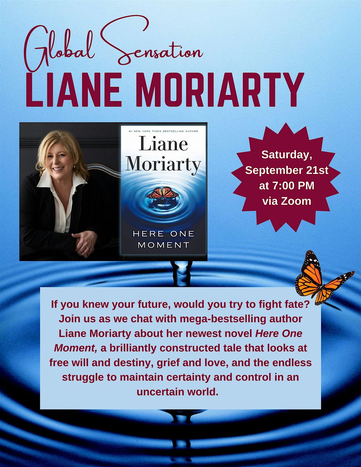 Virtual: A Chat with Liane Moriarty