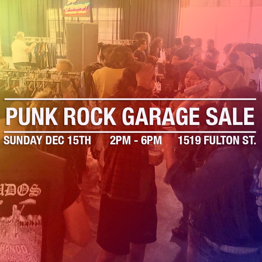 Punk Rock Garage Sale HOLIDAY MARKET at Bad Astronaut! 