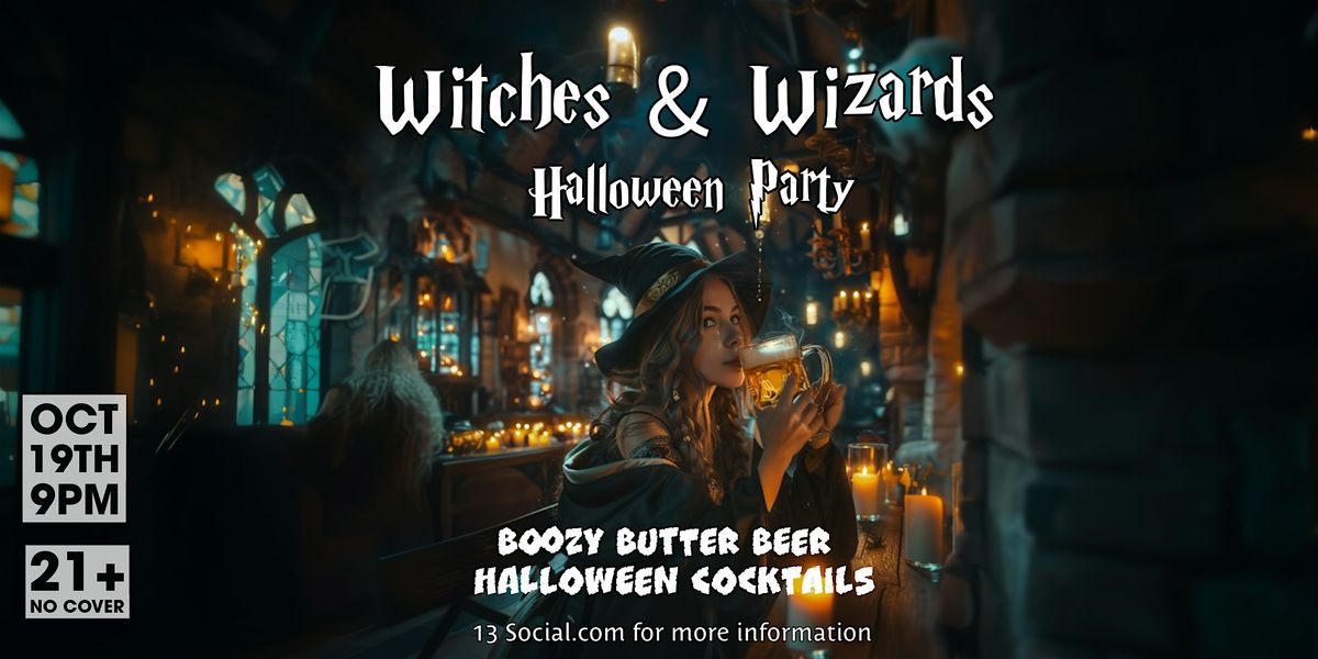 13 Social's Witches and WIzards Halloween Party