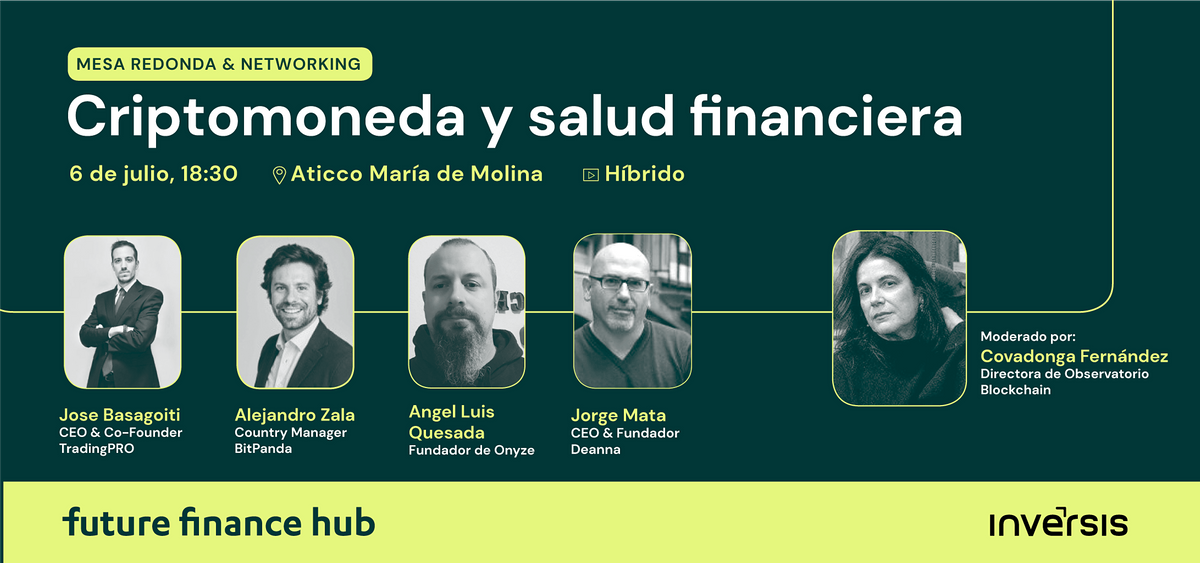 Mesa Redonda & Networking: Criptomonedas y salud financiera
